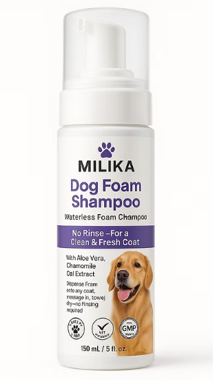 Milika Dog Foam Shampoo